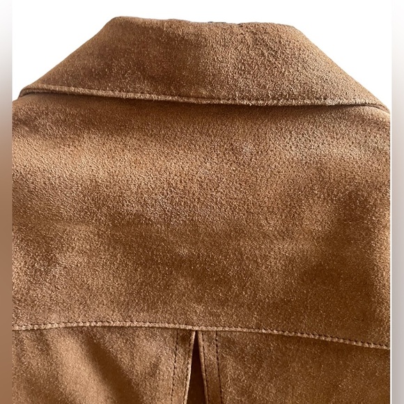 Vintage mcgregor leather coat Mens Sz 40 long - Picture 7 of 10